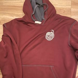 Ouray Brewery hooded sweatshirt size XL Maroon